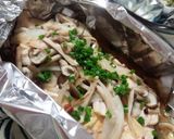 鶏むね肉とキノコでヘルシーホイル焼き作り方7写真