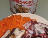 中華だしで炊き込みご飯♡作り方2写真