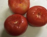 朝ごはんに簡単、人気のトマタマスープ作り方1写真