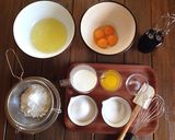 魔法のケーキ＊勝手に３層＊ふわふわとろり作り方1写真
