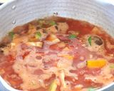 おもち入り　トマトスープ作り方8写真