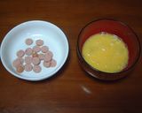 超手抜きでごめん!◆ウインナー玉子丼◆作り方1写真