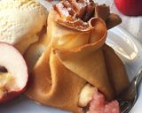 まるでラングドシャ！♡林檎の焼きクレープ作り方12写真