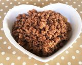 豚ひき肉のそぼろ。脂落としてヘルシーに。作り方4写真
