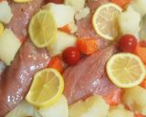 サーモンメインのぎゅうぎゅう焼き作り方1写真