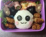 キャラ弁簡単タンタンパンダ作り方4写真