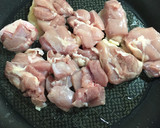 鶏肉とほうれん草の卵とじ作り方1写真