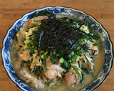 鶏肉とほうれん草の卵とじ作り方6写真