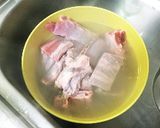 圧力鍋で豚軟骨(ソーキ)の煮付け作り方3写真