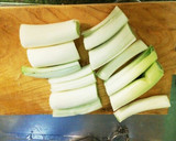 うま！白ネギのとろとろ甘ポン煮作り方1写真