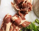 ラム肉と野菜の炒め物作り方4写真