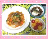 うふっ♥noオイルで酢豚～っ(^w^)作り方5写真