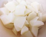 鶏皮の味噌煮作り方1写真
