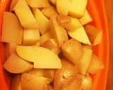 新ジャガをチンして炒めてジャーマンポテト作り方3写真