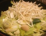 豆腐・納豆・卵のスタミナキャベキム炒め作り方1写真