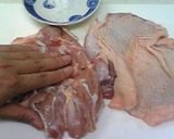 引き締まった旨み☆塩漬け鶏の唐揚げ作り方2写真