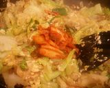 豆腐・納豆・卵のスタミナキャベキム炒め作り方6写真