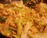 豆腐・納豆・卵のスタミナキャベキム炒め作り方7写真
