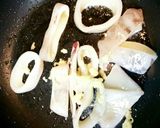 イカのキムチ・チーズ焼き作り方2写真