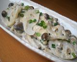 ☆れんこんとツナのチーズクリームソース☆作り方7写真
