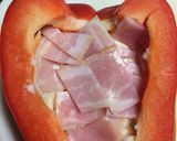 パプリカのホワイトソース詰め作り方1写真