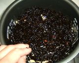 挽き肉とひじきの炊き込みご飯作り方5写真