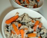 挽き肉とひじきの炊き込みご飯作り方7写真