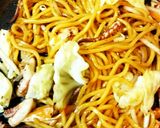 イカ・キムチ焼きそば作り方8写真