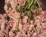 5分で完成!豚肉とにんにくの芽炒め作り方2写真