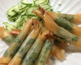 エビまるごと春巻き作り方3写真