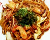 イカ・キムチ焼きそば作り方10写真