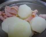 黄味バター味噌のせ大根♪作り方4写真