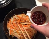 【男子弁当】大根の皮きんぴらと塩レモン鮭作り方4写真
