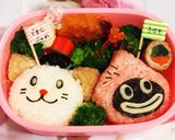 キャラ弁♡静岡のどまんニャか&うなも弁当作り方13写真