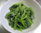 冷凍保存　ほうれん草のおひたし作り方2写真