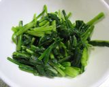 冷凍保存　ほうれん草のおひたし作り方3写真