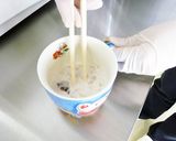 あわしま堂の大福で牛乳ぜんざい作り方6写真