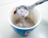 あわしま堂の大福で牛乳ぜんざい作り方7写真