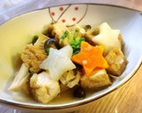 超簡単★厚揚げの白だしポン酢煮作り方6写真