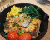 スキレットで！焼き厚揚げあんかけ作り方20写真