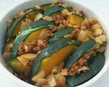 かぼちゃとひき肉のグラタン＊カレー風味作り方4写真