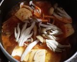 簡単！キムチ豆腐の卵とじ　ダイエットにも作り方3写真