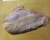 パサつかないムネ肉のレンジ蒸し鶏作り方1写真