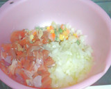 簡単★炊飯器と炒り卵でオムライス弁当作り方1写真