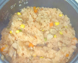 簡単★炊飯器と炒り卵でオムライス弁当作り方4写真