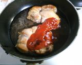 鶏もも肉のソテー！簡単赤ワインデミソース作り方5写真