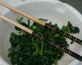 【分量あり】ホウレン草の胡麻和え作り方2写真