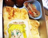 セーラームーンオブラートキャラ弁作り方4写真