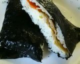 残ったれんこんのきんぴらdeおにぎらず作り方7写真