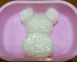 キャラ弁 ミニーちゃん 雪だるま 簡単♡作り方1写真